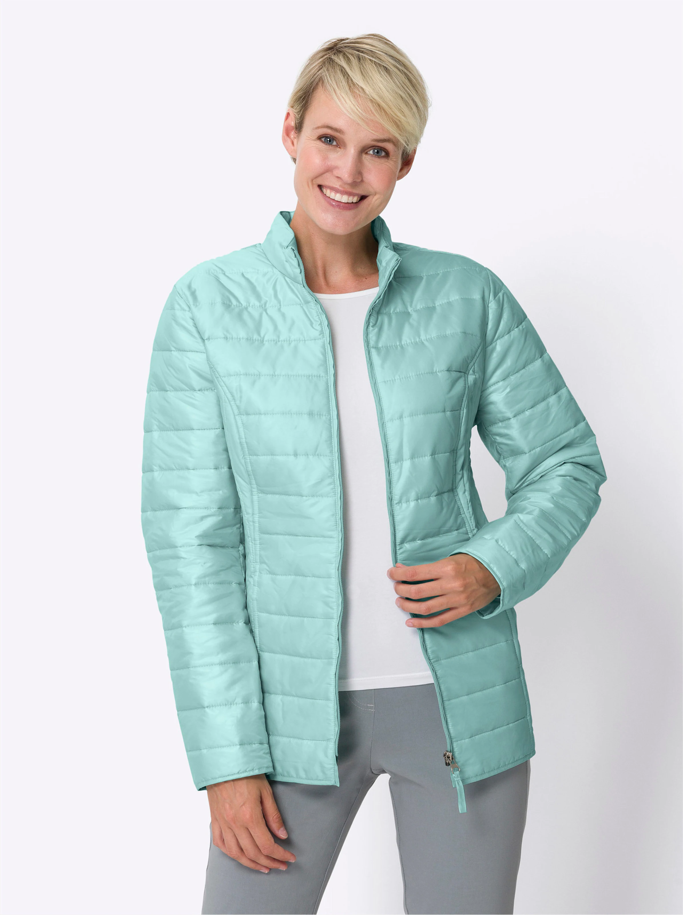 Steppjacke in mint