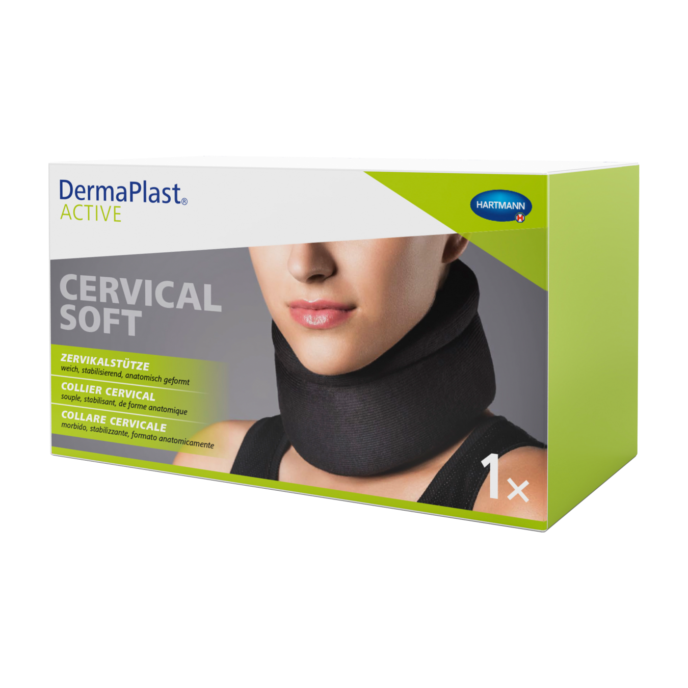 DERMAPLAST Active Cervical 2 34-40cm soft low 1 Stk