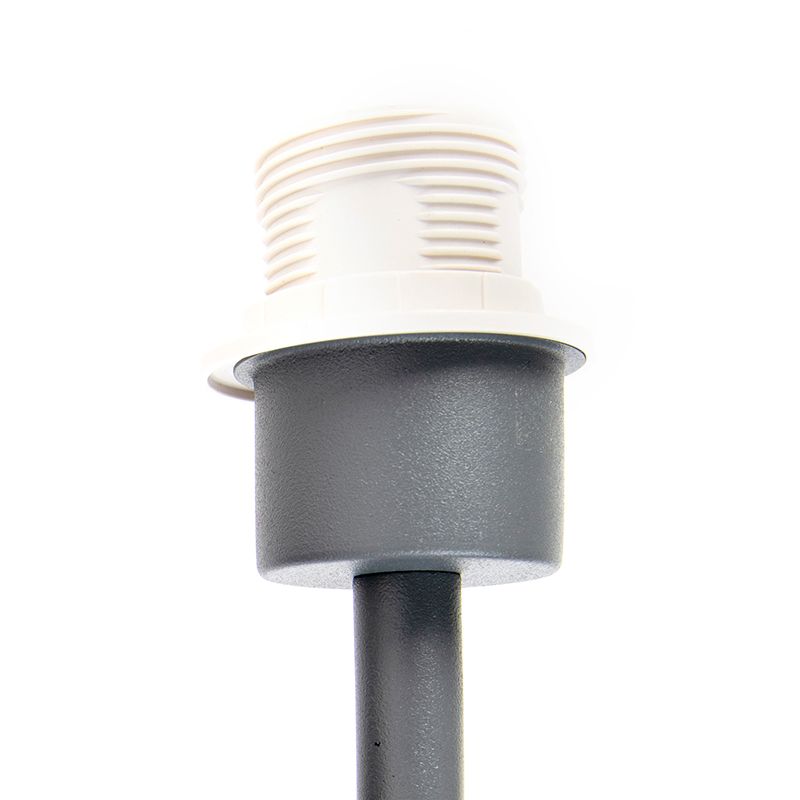 Moderne wandlamp donkergrijs 1-lichts met schakelaar - Combi