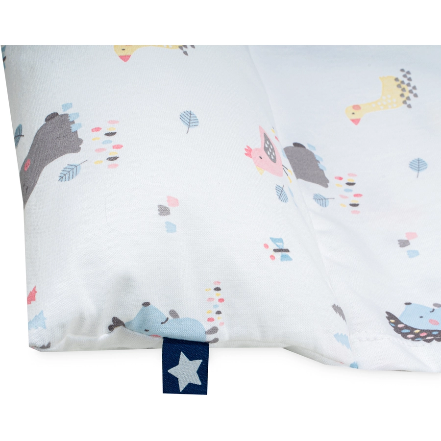 JULIUS ZÖLLNER Jersey Bezug Loop Comfy für Wickelauflagen Softy Crazy Animals 85 x 75 cm