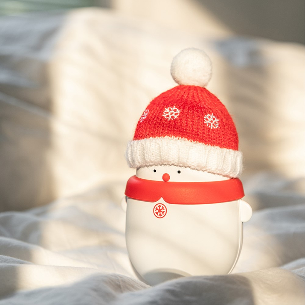 (10W) 10000mAh 2in1 USB A Powerbank Ladegerät   Handwärmer - Schneemann