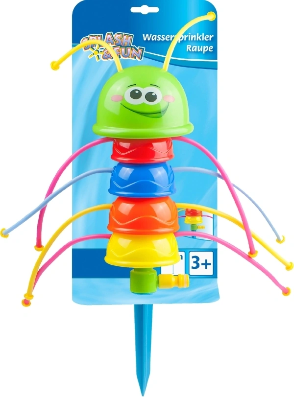 Wassersprinkler RAUPE in bunt