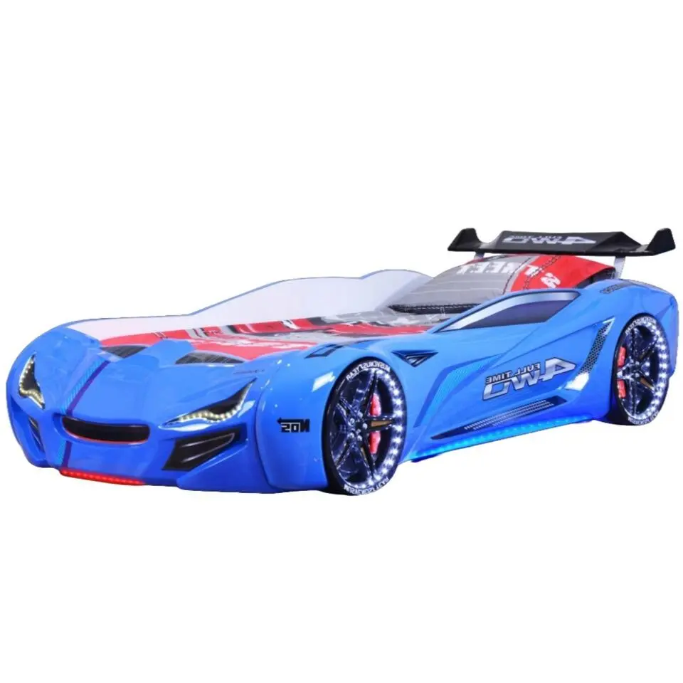 Autobed - Racebed - Kinderbed - Street Racer - 236x119x68 cm - Blauw