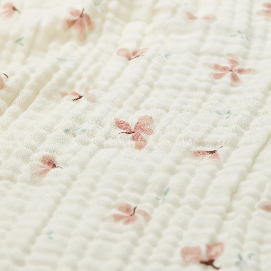 Cam Cam® COPENHAGEN Mulltuch Decke Windflower Creme