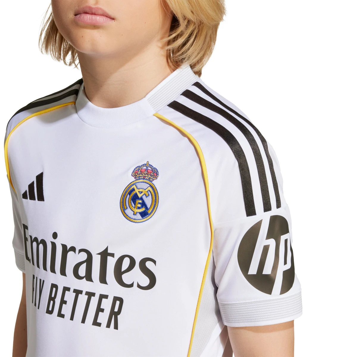 Conjunto adidas Real Madrid Primeiro Equipamento 2025-2026 Criança