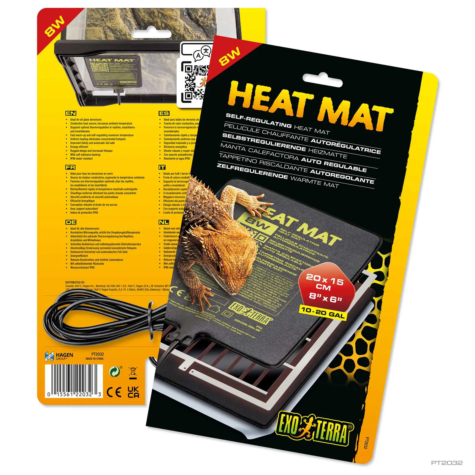 EX Warmtemat 8W 20x15cm