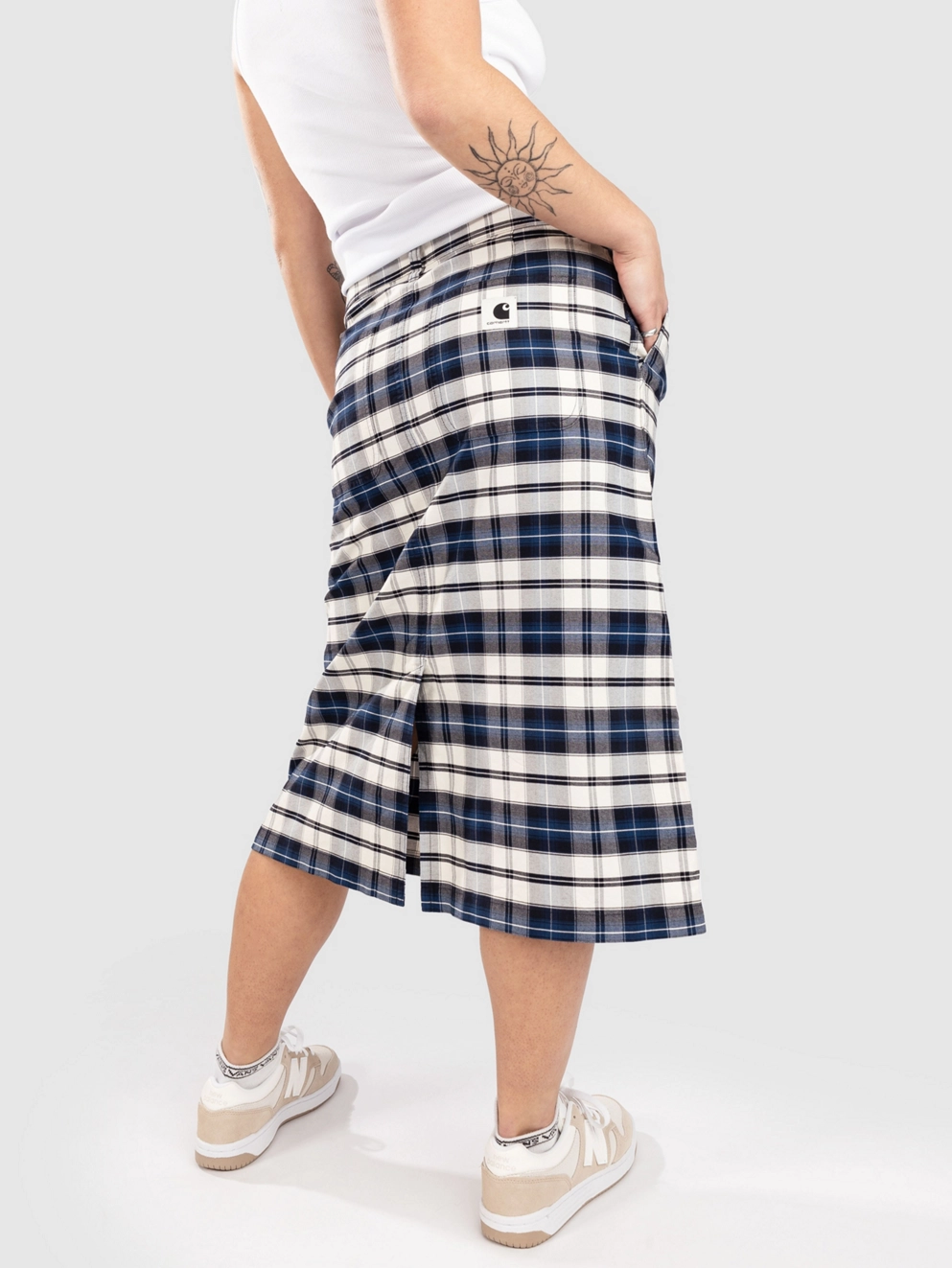 Carhartt WIP Tarbell Skirt tarbell check/dk nvy/wht