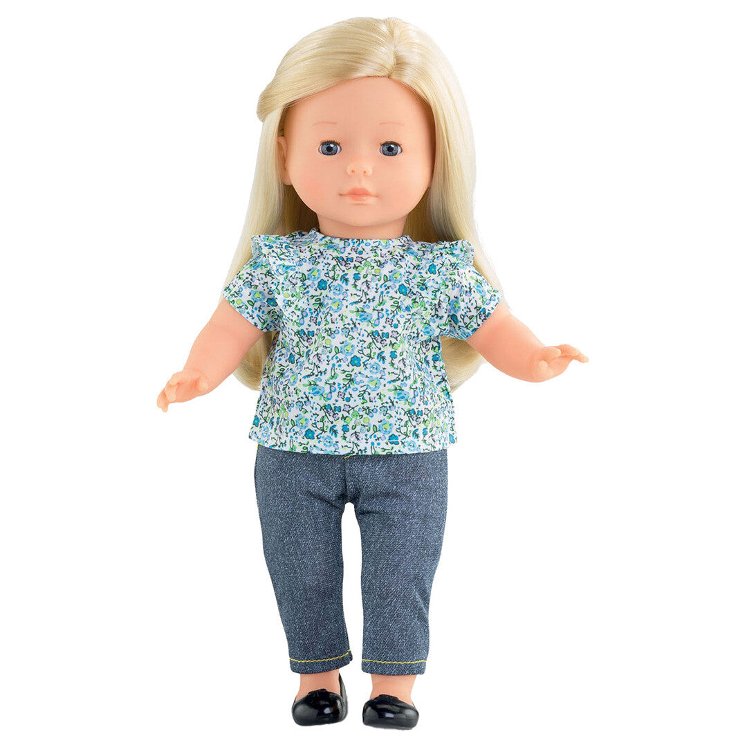 Corolle poppenblouse bloemen voor stapop