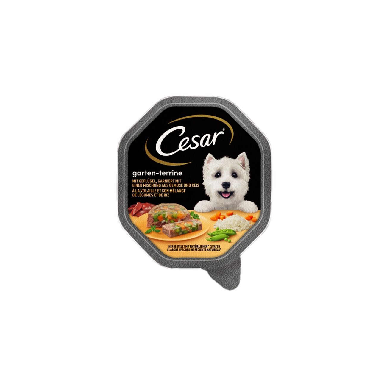 Cesar Garten-Terrine 14x150g Geflügel, Gemüse und Reis