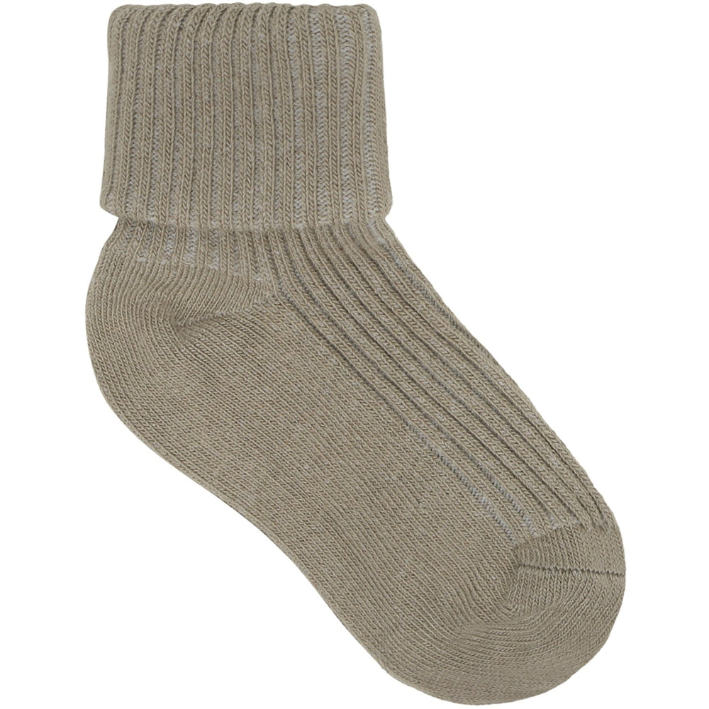 Køb Minymo Willam Gray Baby 2X2 Rib Strømpe 3-Pak