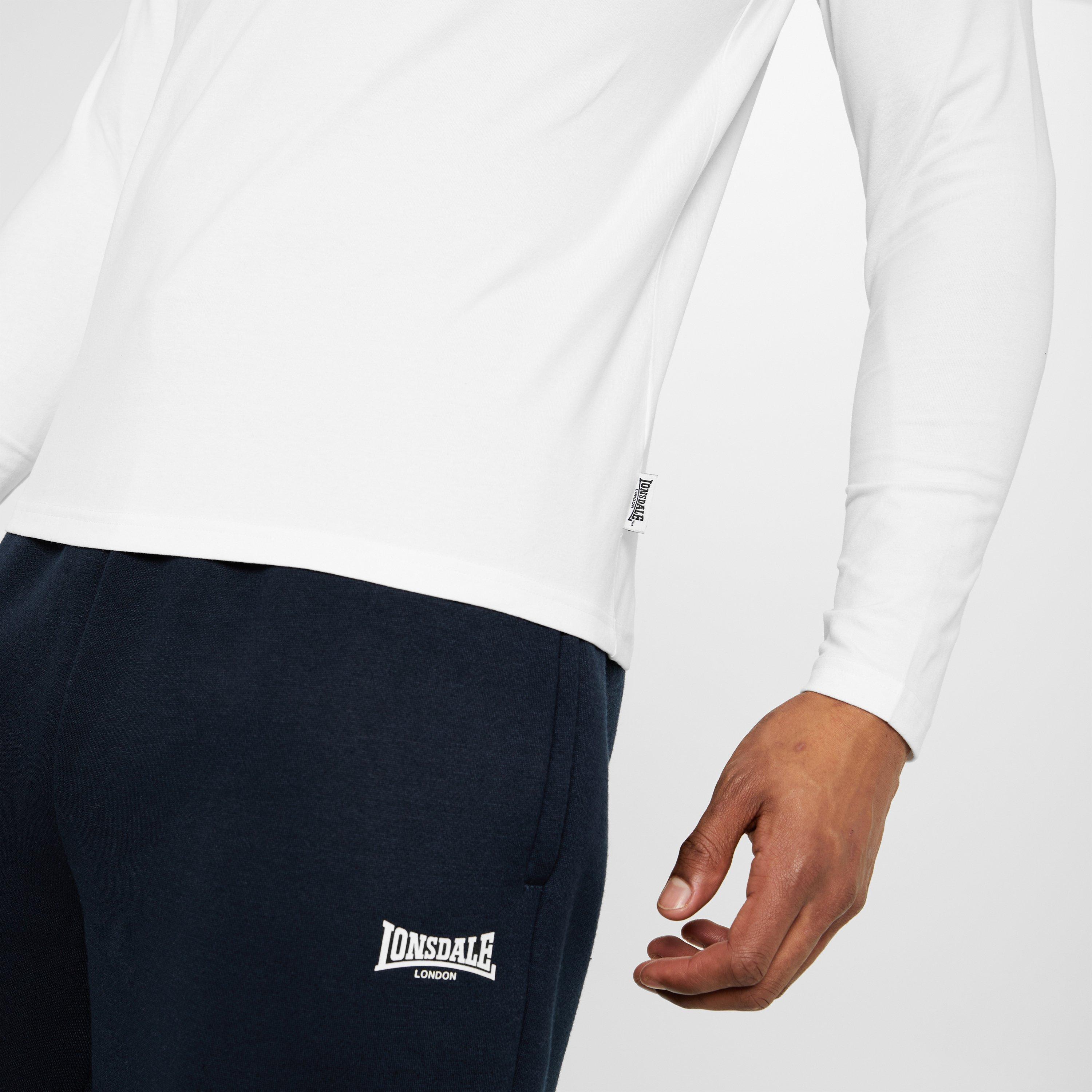 Lonsdale Long Sleeve T Shirt Mens