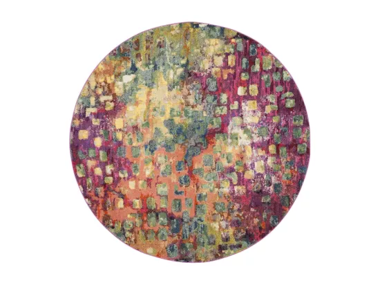 Tapis Pink & Multi 122 X 122 cm - Alec