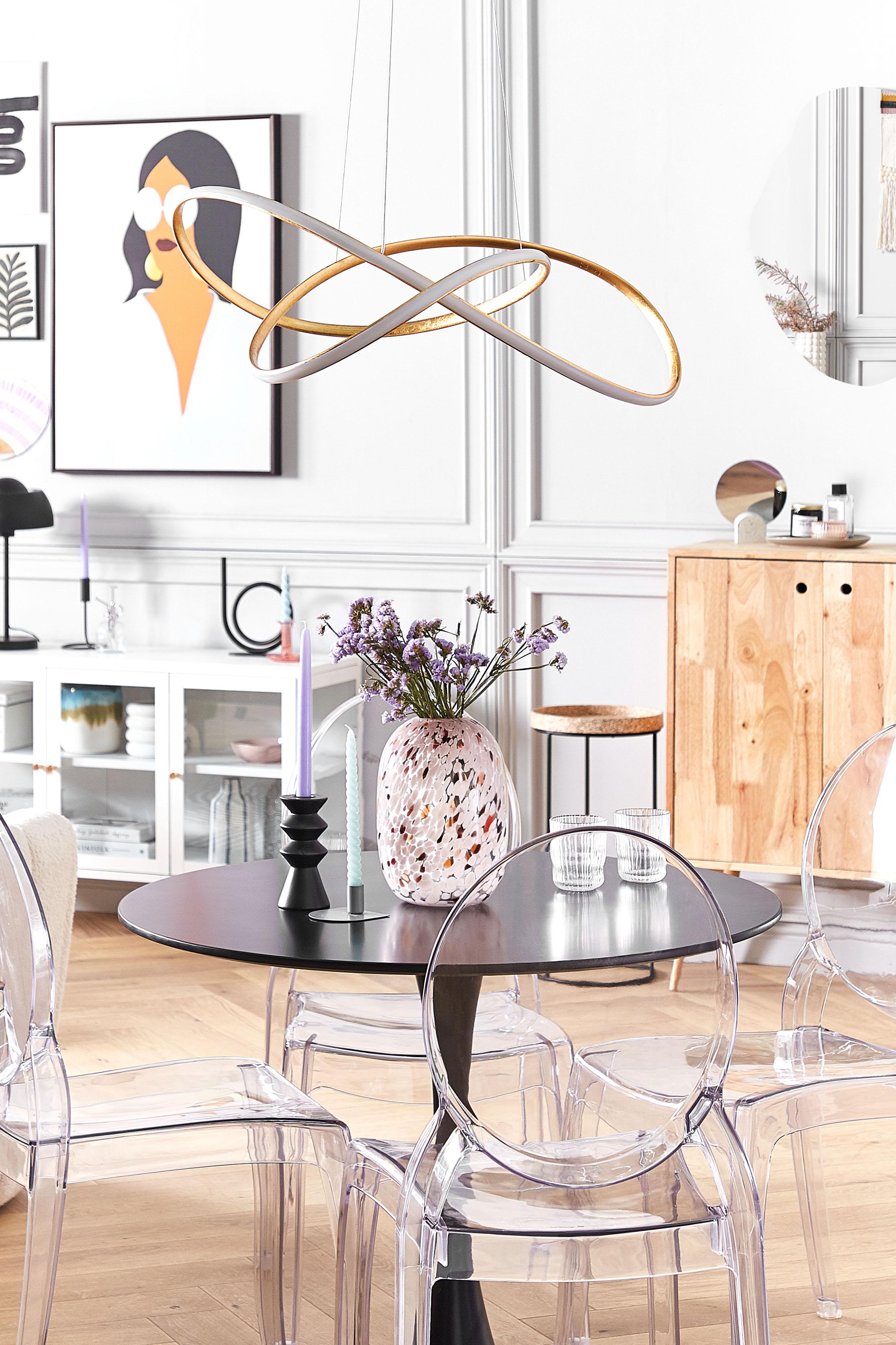Eettafel BOCA Zwart 90 cm 90 cm