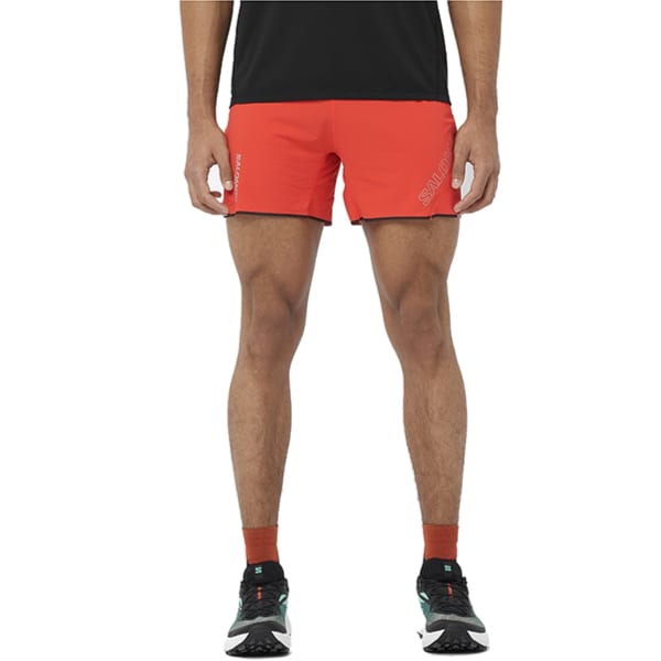 Short running SALOMON SENSE AERO 5'' SHORTS M CHERRY TOMATO