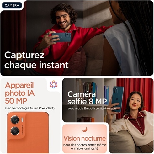 Smartphone Motorola Moto G06 4 64 Arabesque orange