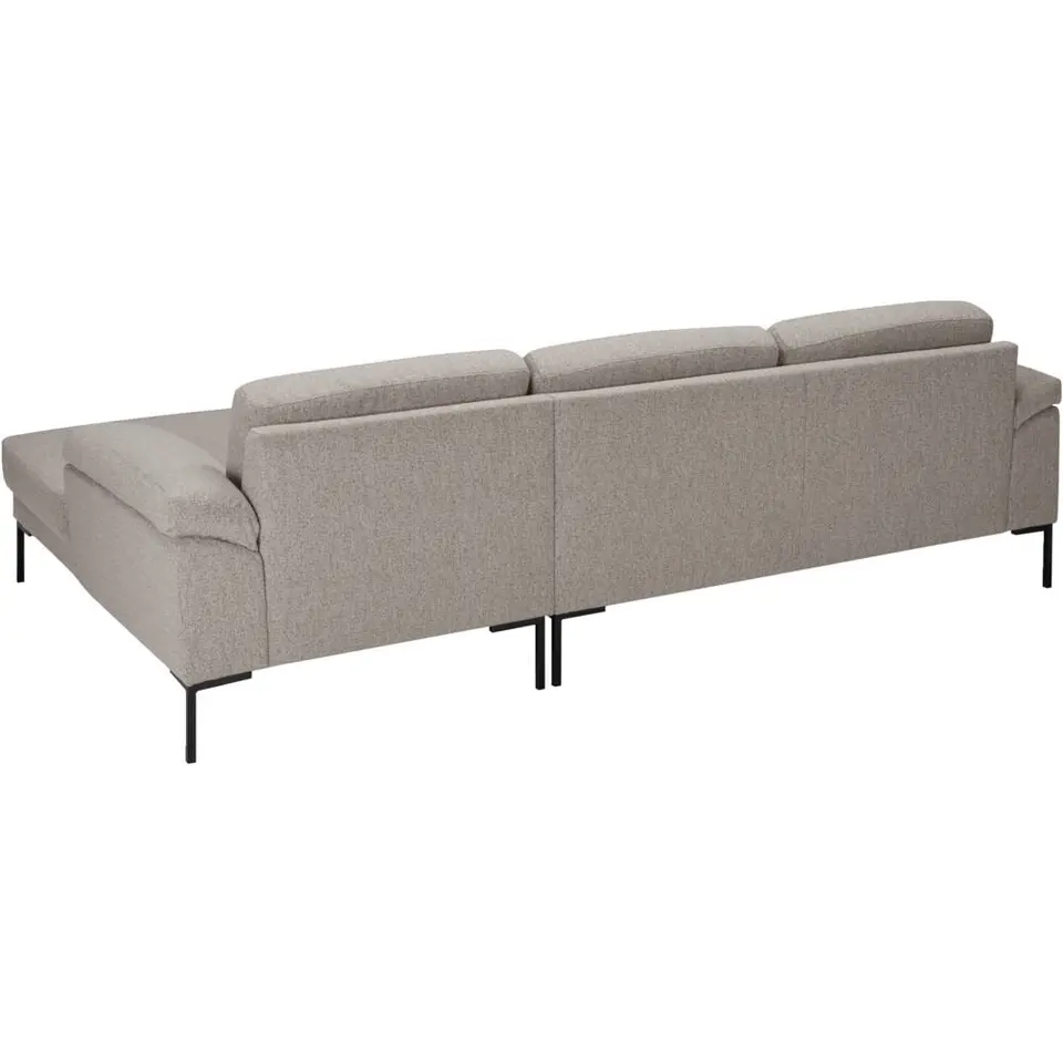 Bank Tom met chaise longue rechts - Monza - beige