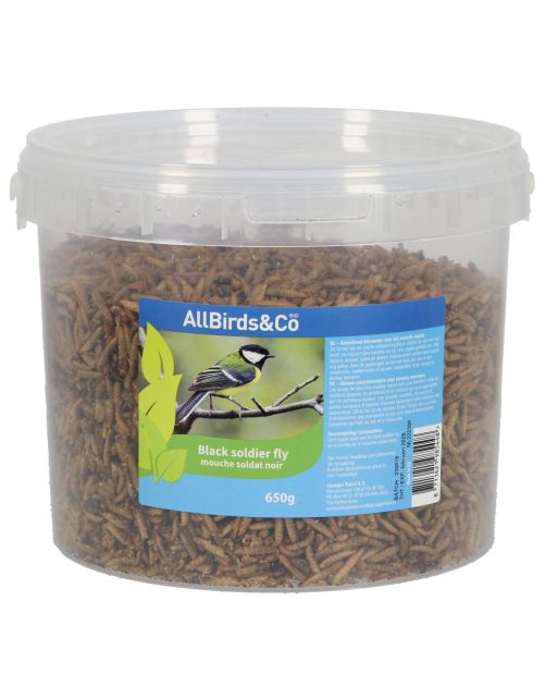 Allbirds&Co Black Soldier Fly In Emmer - Tuinvogelvoer - 650 g