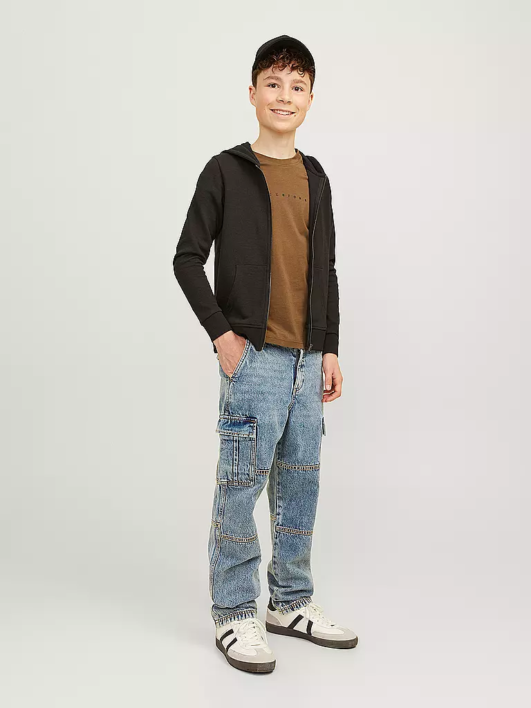 JACK & JONES Jungen Jeans Relaxed Fit JJICHRIS  blau