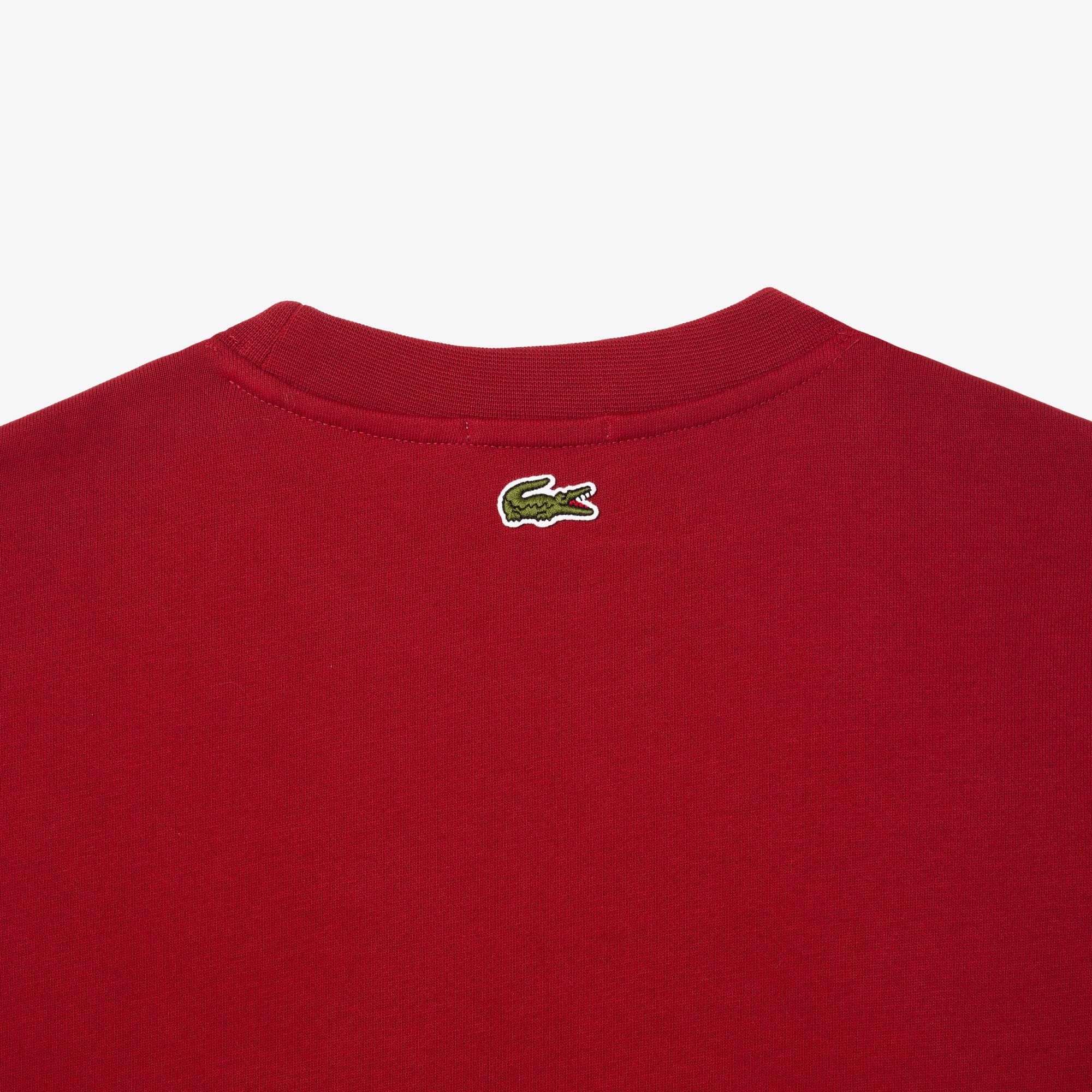 Jogger-Sweatshirt mit Signatur-Aufdruck Sweatshirts - Rot - Lacoste - Unisex