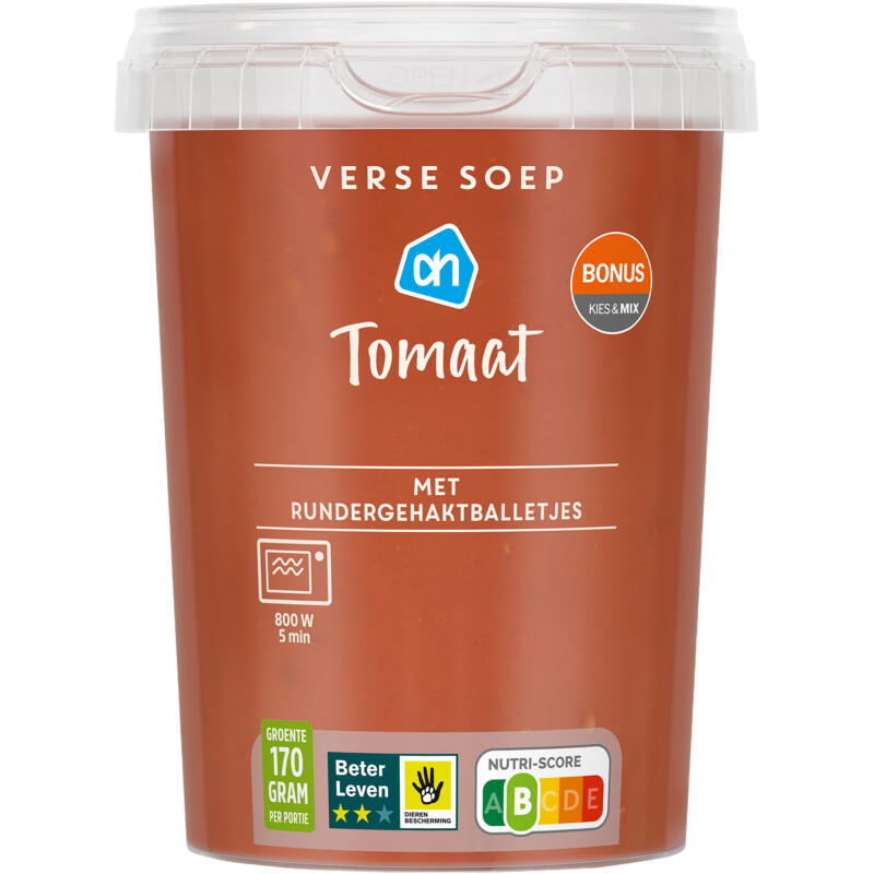 AH Verse soep tomaat