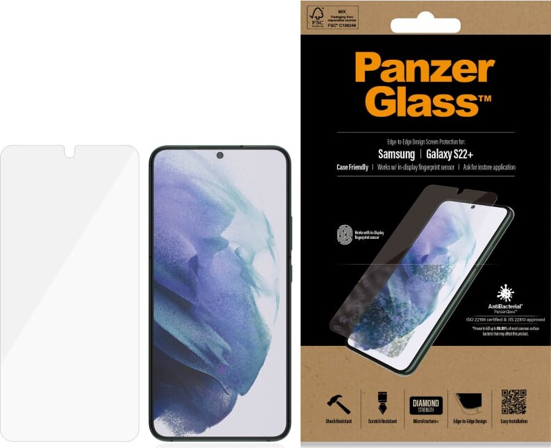 Panzerglass - Samsung Galaxy S22+ - Skærmbeskyttelse