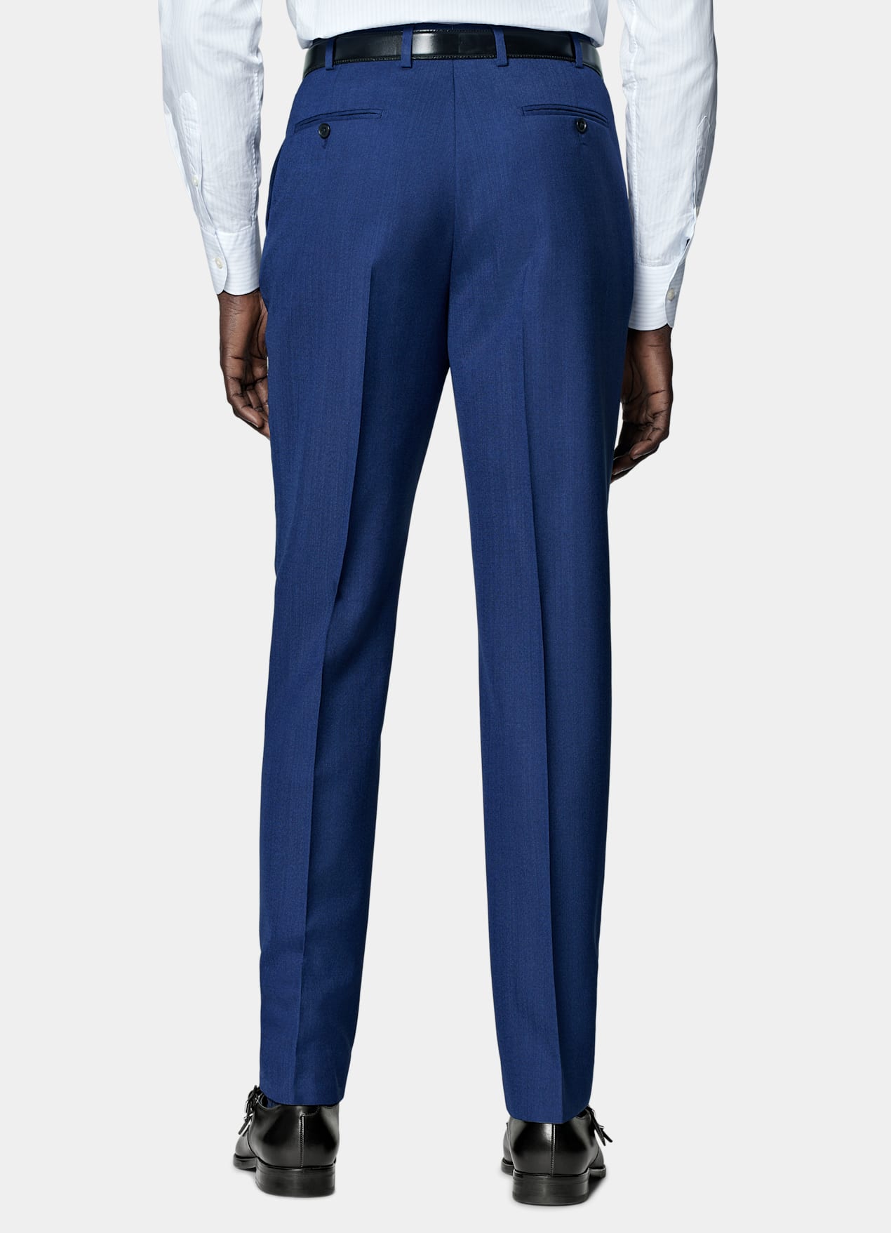 Costume Perennial Havana coupe Tailored bleu moyen