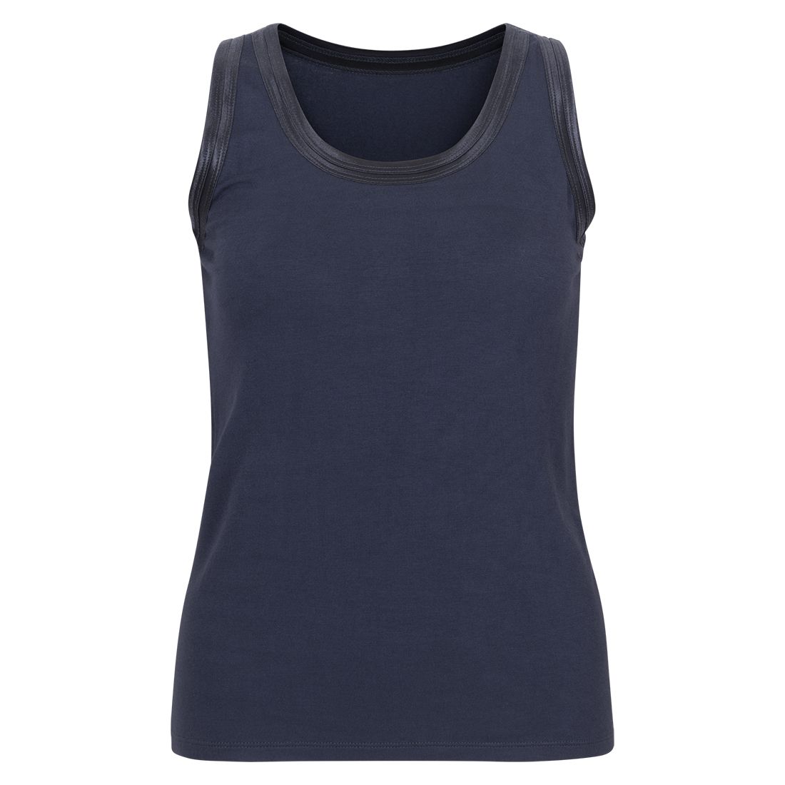 Singlet med satengbånd
