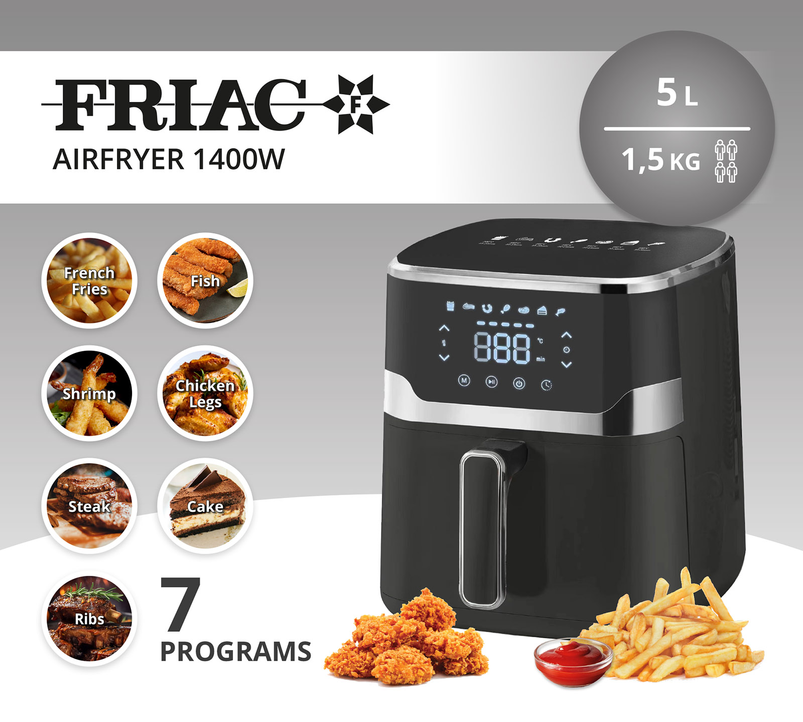 Friac AIF 5000 NW Airfryer