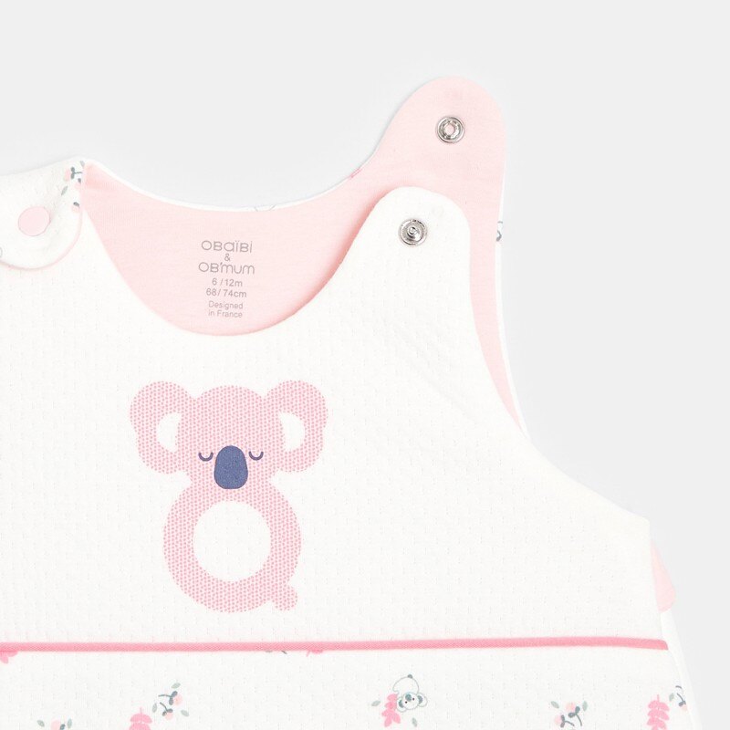 Gigoteuse koala rose bébé fille Rose