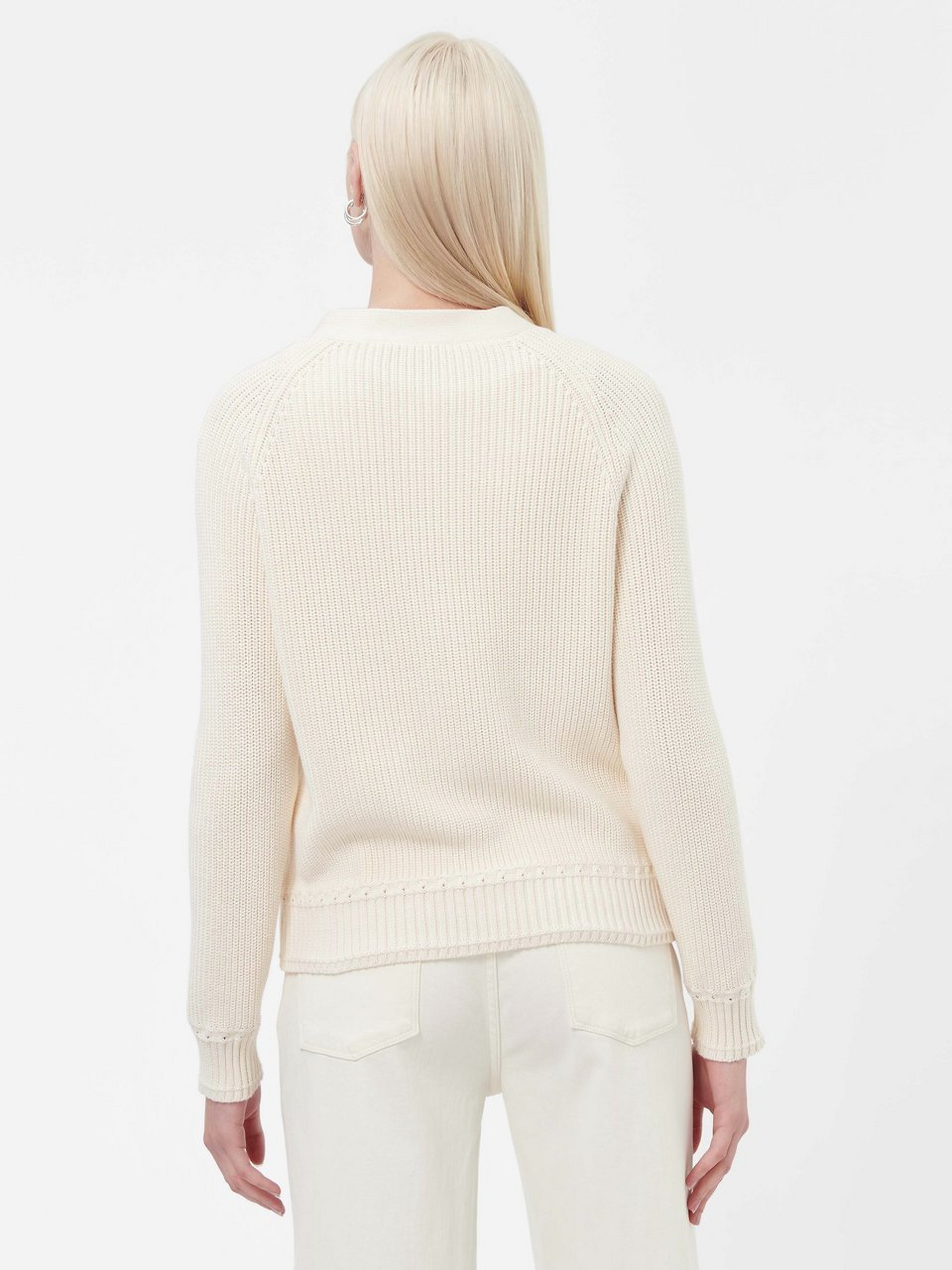Strickjacke aus 100% Baumwolle Supima