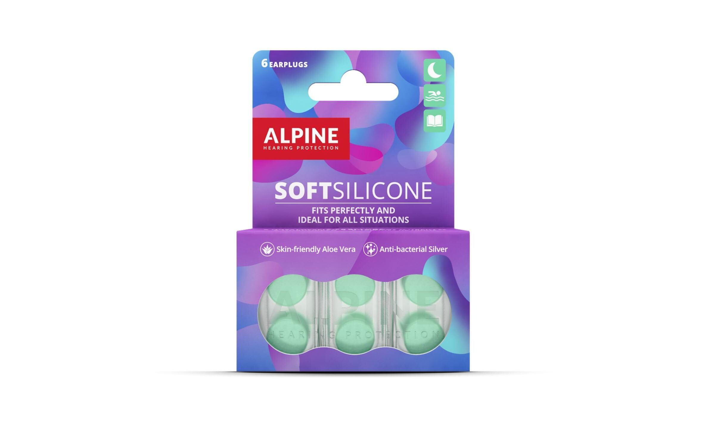 ALPINE SoftSilicone Gehörschutzstöpsel 6 Stk