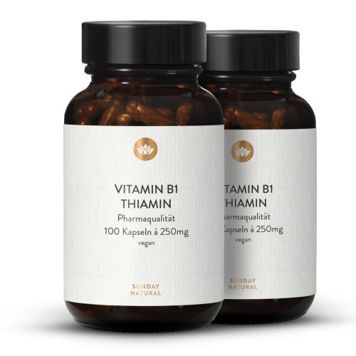Sunday Natural Products  Vitamin B1 Thiamin250mg