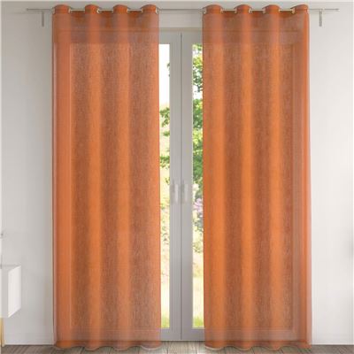 Voilage tissage rustique