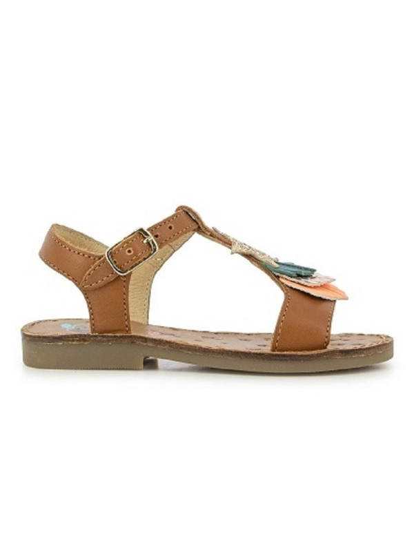 Shoo Pom - Sandales fille HAPPY KID Camel