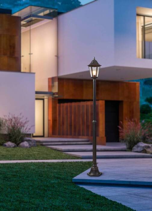 Eglo Navedo standerlampe sort/sølv 200 cm