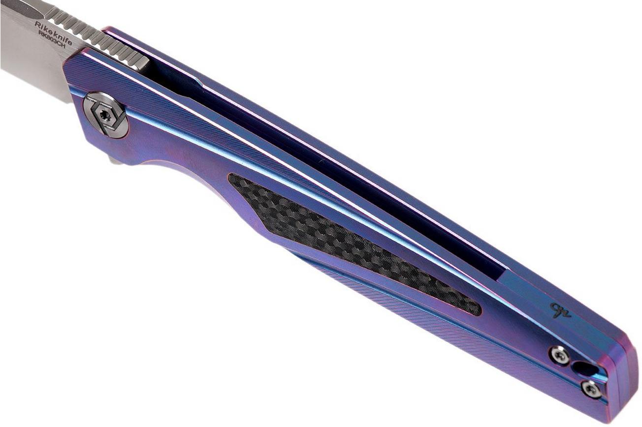 Rike RK803CH-B Blue, Carbonfiber Inlay zakmes