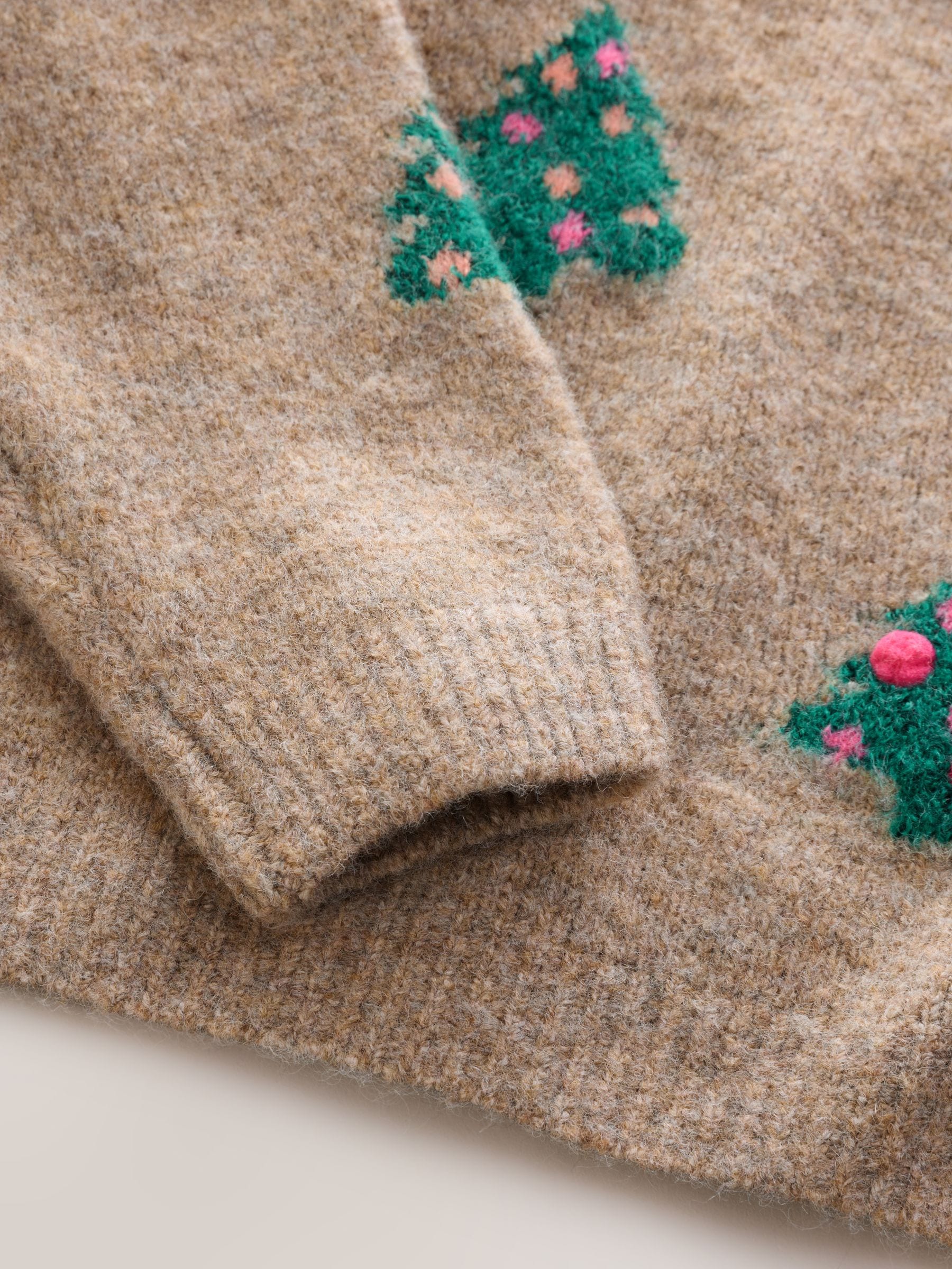 Neutral Bright Trees - Matching Family Christmas Jumper (3-16yrs)