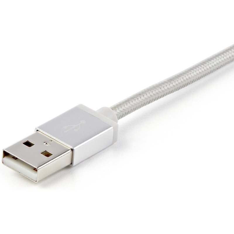 StarTech.com Câble multi chargeur USB de 1 m - Lightning USB-C Micro-B - Tressé