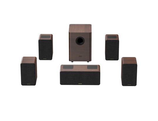 HIWILL - Barre de son -audio m514 5.1.4 dolby atmos brun foncé