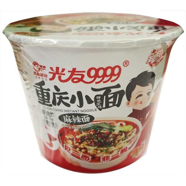 Guangyou Instant Bowl Noedels Chongqing Heet en Pittige Smaak 105g