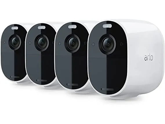 Arlo Essential - Netværksovervågningskamera - indendørs, udendørs - vejrbestandig - farve (Dag/nat) - 1920 x 1080 - 1080p - audio - trådløs - WiFi - H.264 (pakke med 3)