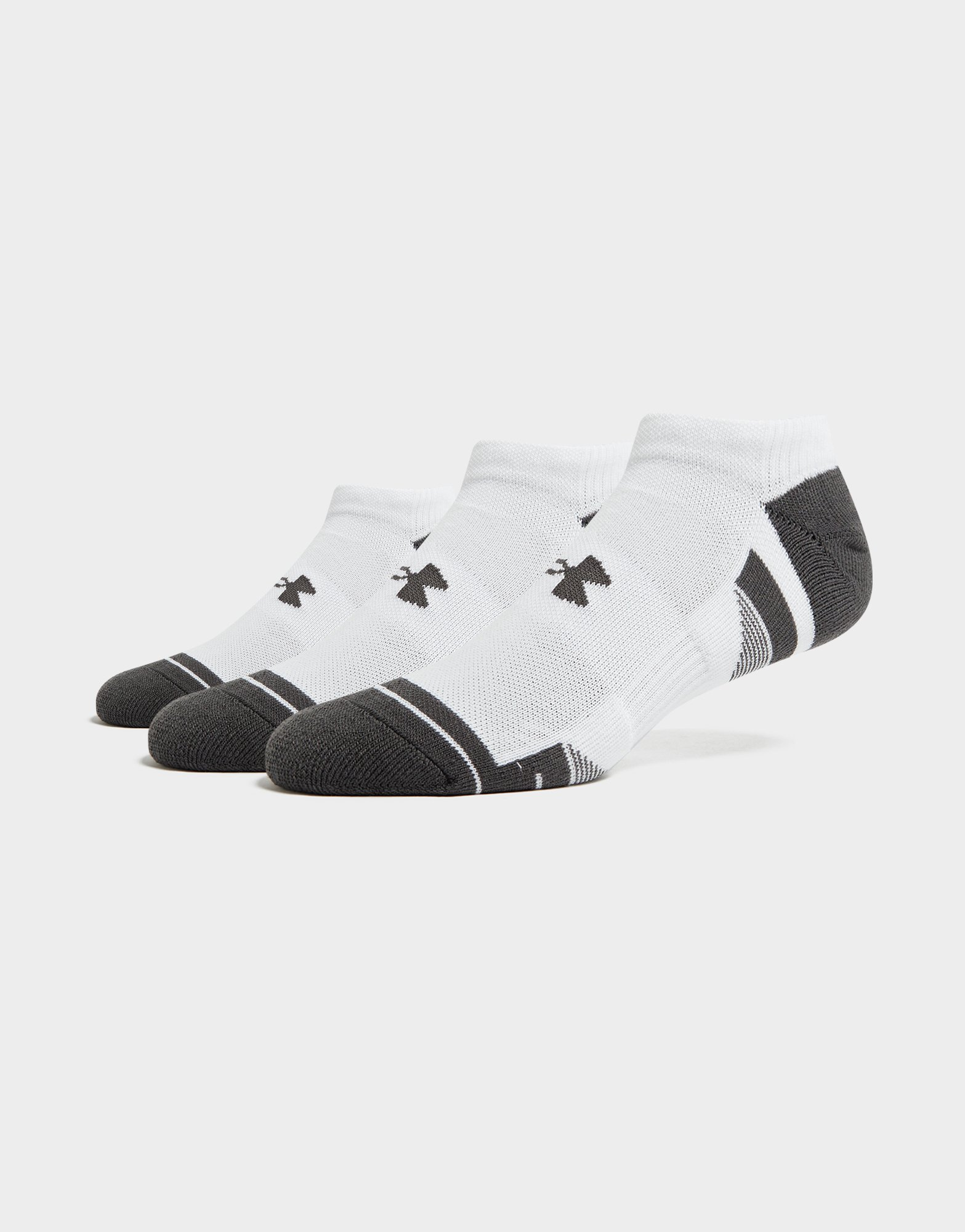 Under Armour Pack de 3 paires de chaussettes HeatGear Tech No Show Homme