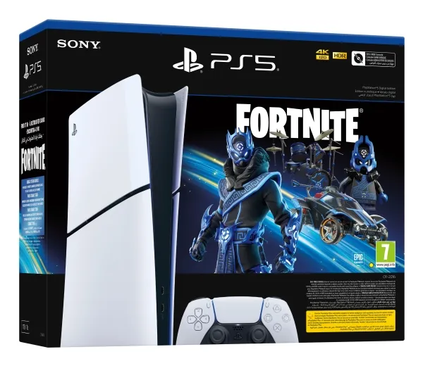 Sony PS5 Slim Digital 1 TB Fortnite Cobalt Star-pakke