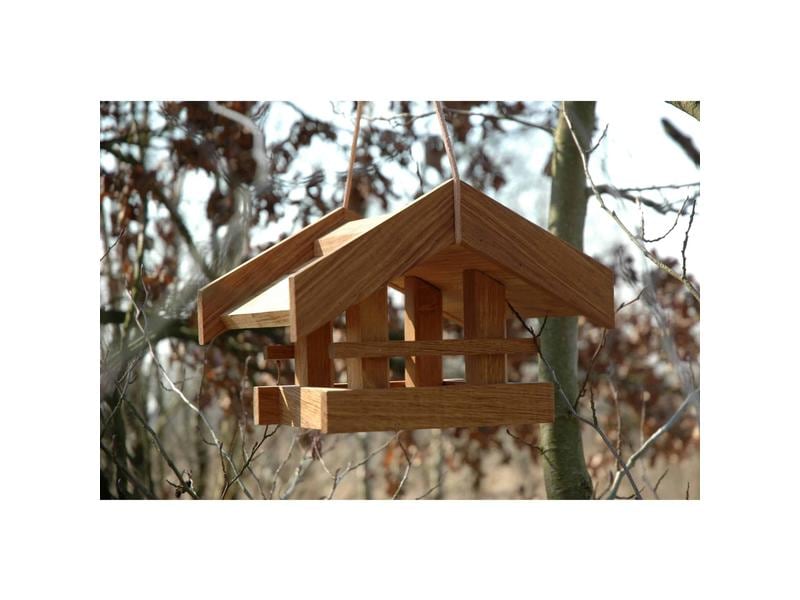 dobar green label Futterspender Basis, 31 x 28 x 20 cm, Hol Wildvogel-Futterstation zum Aufhängen