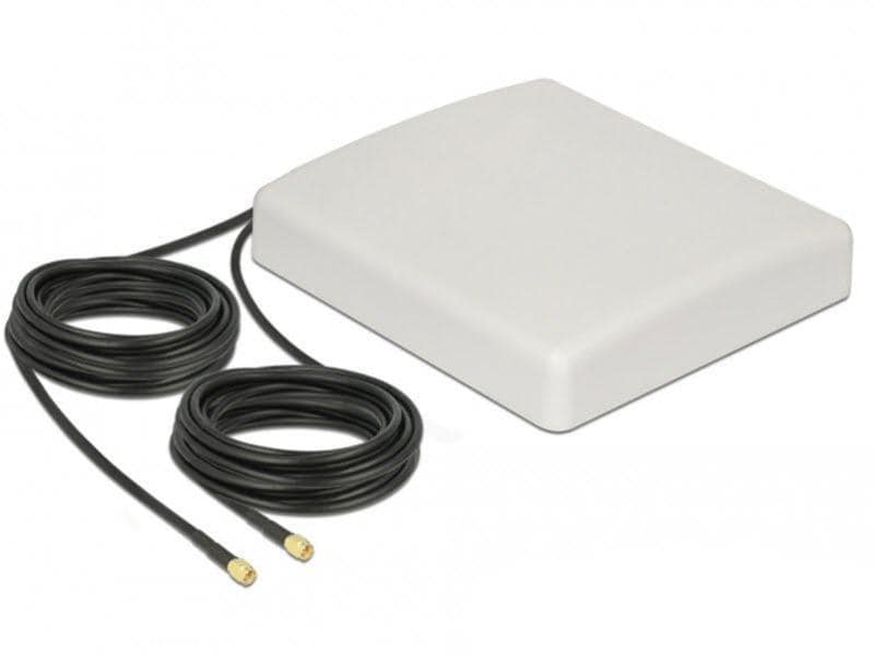 Delock LTE-Antenne LTE MIMO Antenne SMA 8 dBi Sektor Outdoor LTE MIMO Antenne 8 dBi direktional mit Anschlusskabel RG-58