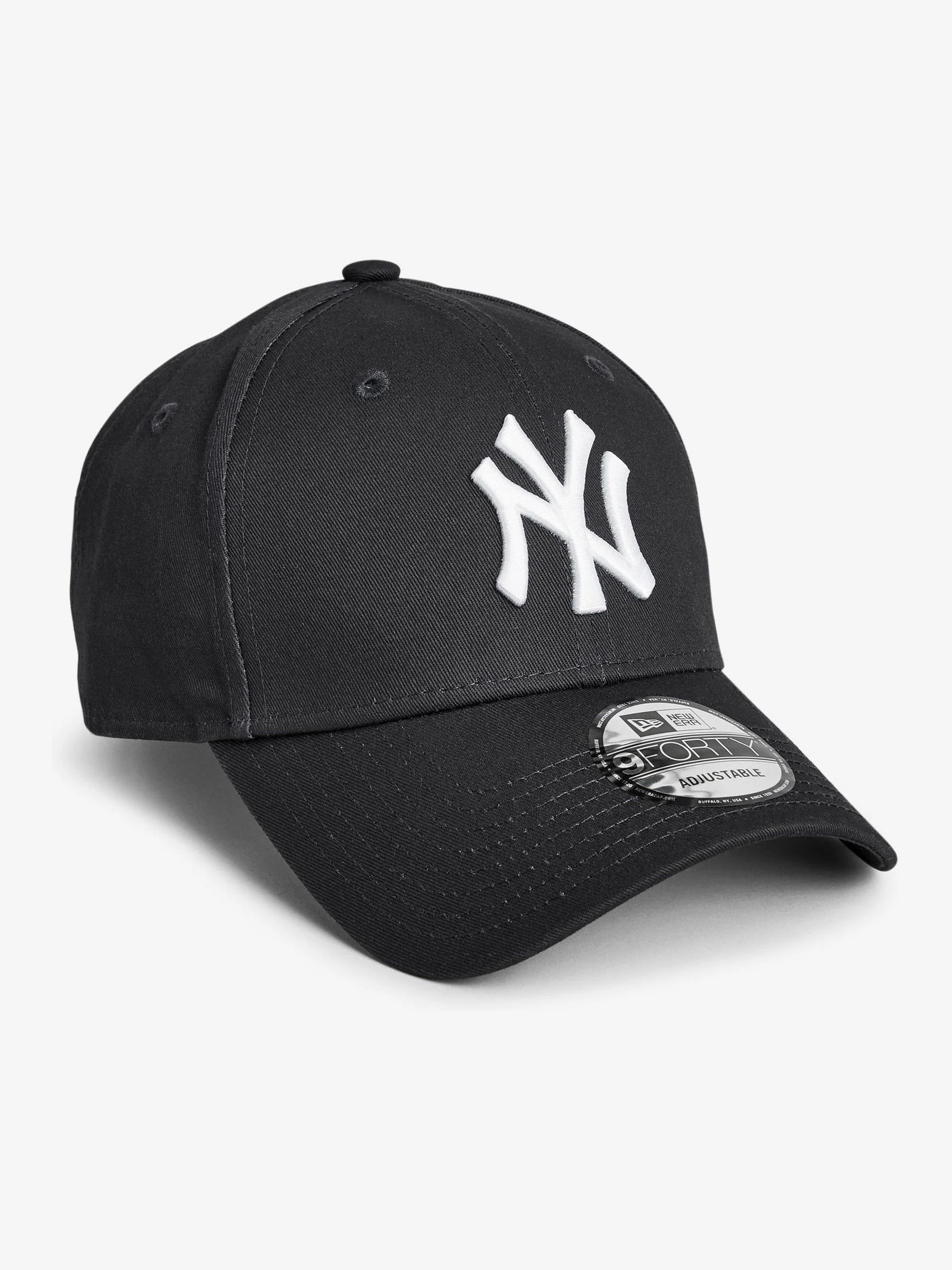 Donkerzwart - New Era® New York Yankees Essential 9FORTY 100% katoenen pet