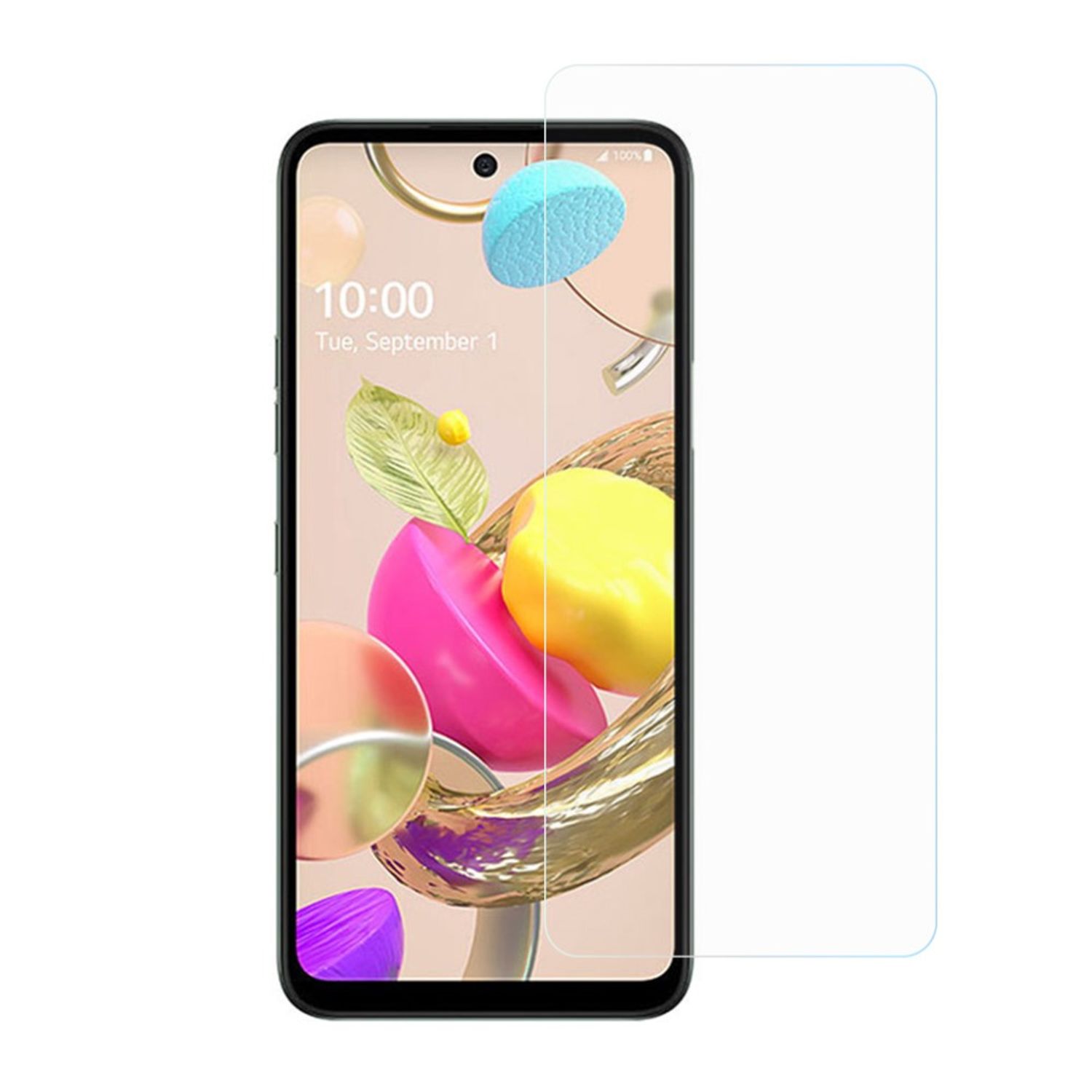 LG K42 Panzerfolie Glas Schutzglas 9h Hartglas Schutzfolie Display Echtglas Neu