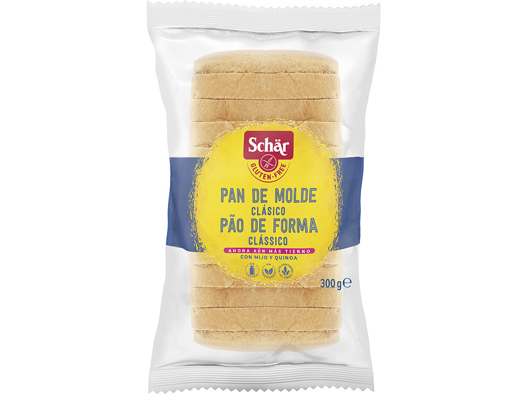 PÃO SCHAR FORMA CLÁSSICO SEM GLÚTEN 300G