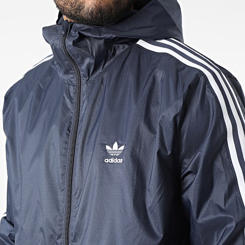 Veste Zippée A Bandes Lock Up HC2006 Bleu Marine