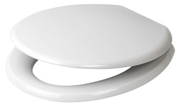 Plieger Start closetzitting met deksel m. softclose thermoplast met kunststof bev.set wit